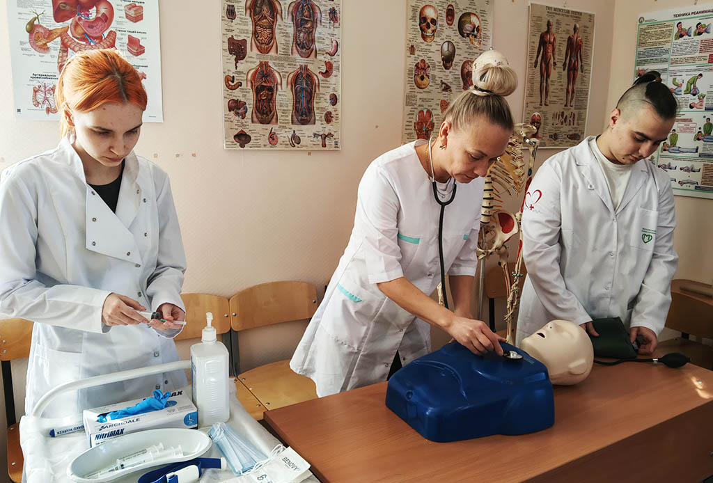 Открытое практическое занятие специальности «Сестринское дело»